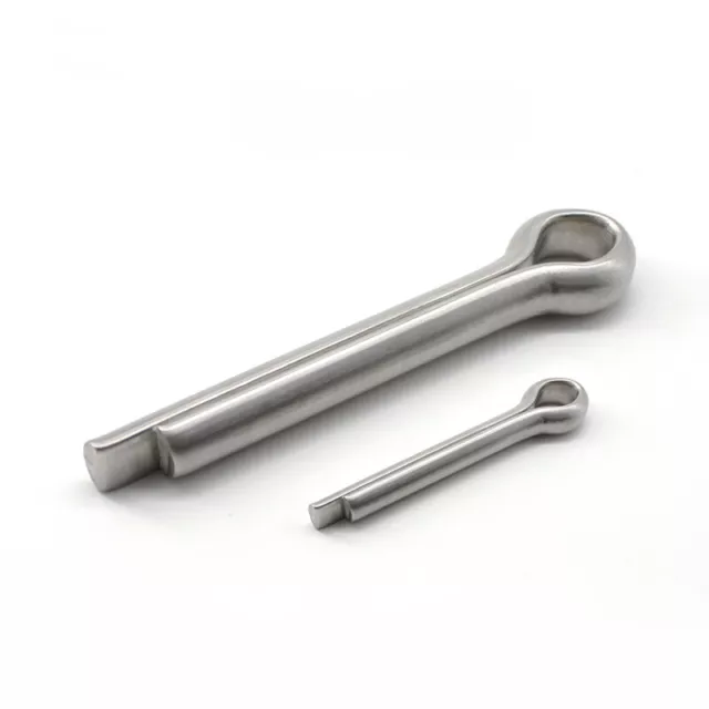 A2 304 Stainless Steel - Split Retaining Pin Cotter Pins - M3 M4 x(16mm to 80mm)