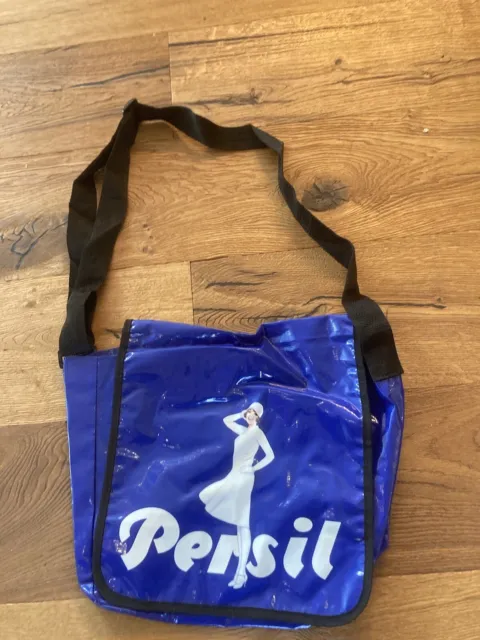 Persil  Umhänge Tasche Blau, Vintage