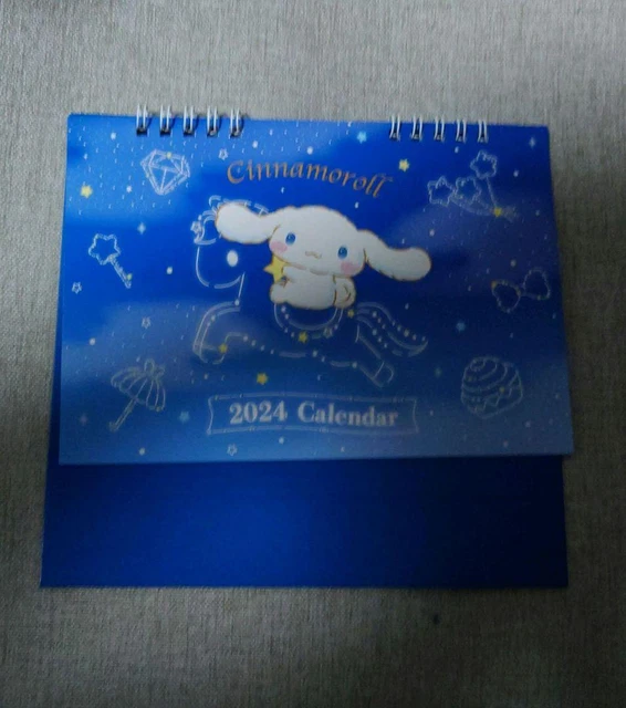 SANRIO CINNAMOROLL DESK Calendar 2024 January to December Japanese