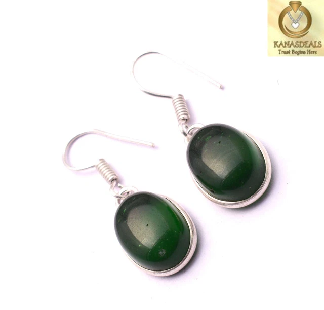 Green Onyx Plated Earring Elegant Jewellery 3 GM Value-Priced @1.99-71321