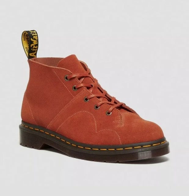 DR MARTENS CHURCH Rust Tan Suede Monkey Boots Size UK 11 BRAND NEW! £