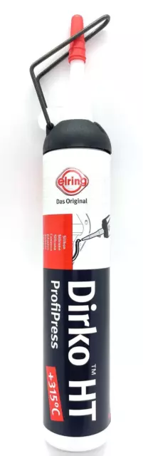 1x ELRING DIRKO 471.501 Profi Press HT Silikon Dichtmasse Schwarz bis 315° 200ml