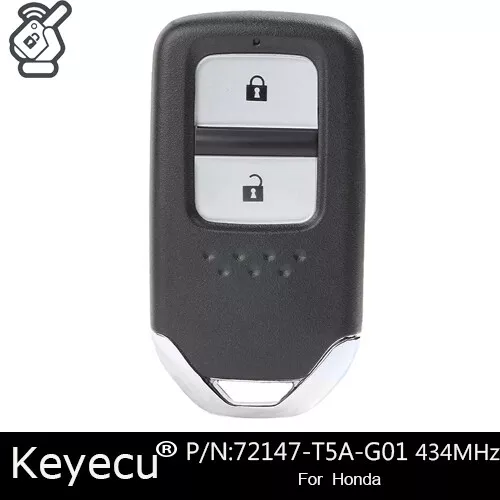 Smart Remote Key Fob for Honda Jazz Civic 434MHz FSK ID47 P/N:72147-T5A-G01