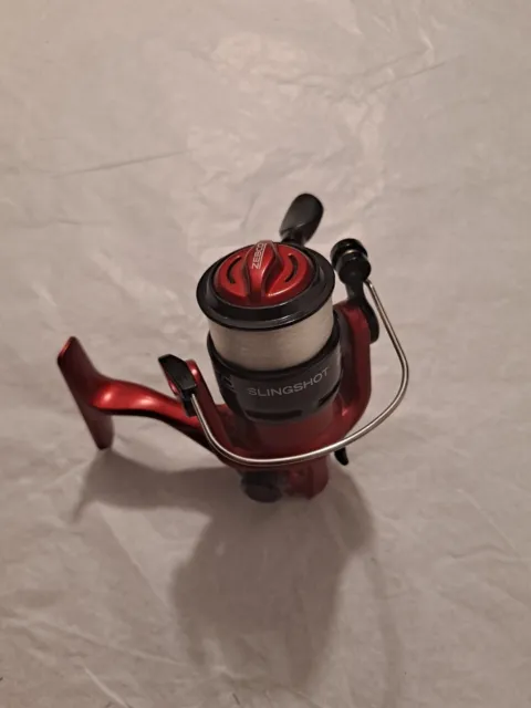 RED ZEBCO SLINGSHOT Spinning Reel for parts or repair ! $2.99 - PicClick