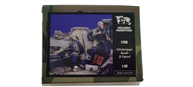 Maquette Militaire Verlinden Productions Africa Korps Scouts - Échelle 1:35, Référence 2261, Occasion (emballage Ouvert)