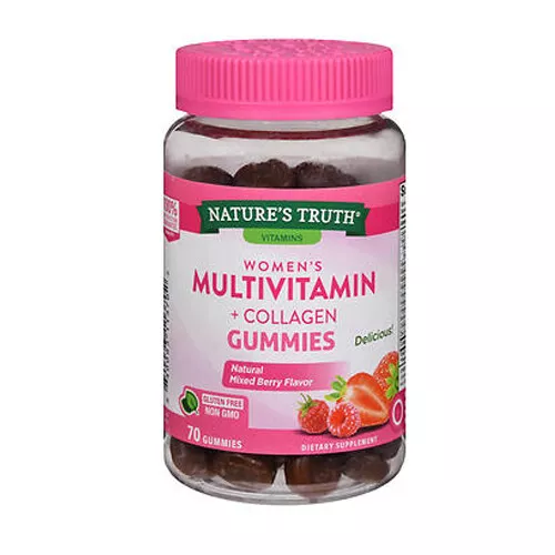 Nature's Truth Femmes Multivitamine + Collagène Gummies 70 Nombre Par