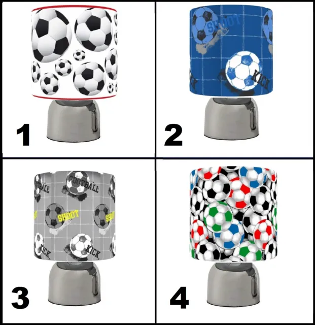 Football  Touch Table Bedside Lamp Kids Room Choose From 4  Designs