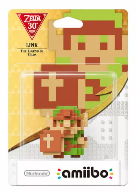8-bit Link Amiibo - The Legend of Zelda 🔒 Sealed 🔒 8-bit Link Amiibo - The Legend of Zelda 🔒 Sealed 🔒