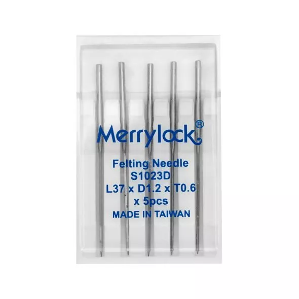Merrylock Filznadeln standard/5 Nadeln, Ersatznadeln für alle Filzmaschinen