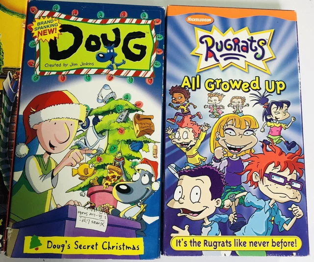 Doug Rugrats NICKELODEON VHS DOUG Thornberrys Inspector Gadget Christmas Rugrats ...