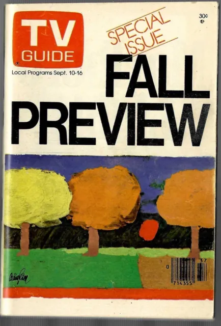 SEPT 1977 TV GUIDE MAGAZINE  Boston Edition Special Issue - FALL PREVIEW