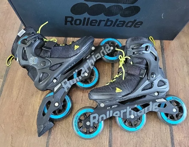 Rollerblade SIRIO 100 3WD * 38.5 Inliner Skates * schwarz/blau *OVP * 2x benutzt