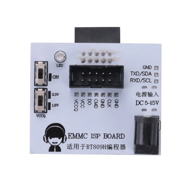 EMMC ISP BOARD EMMC f??r RT809H Programmierer EMMC Adapter Testclip ...