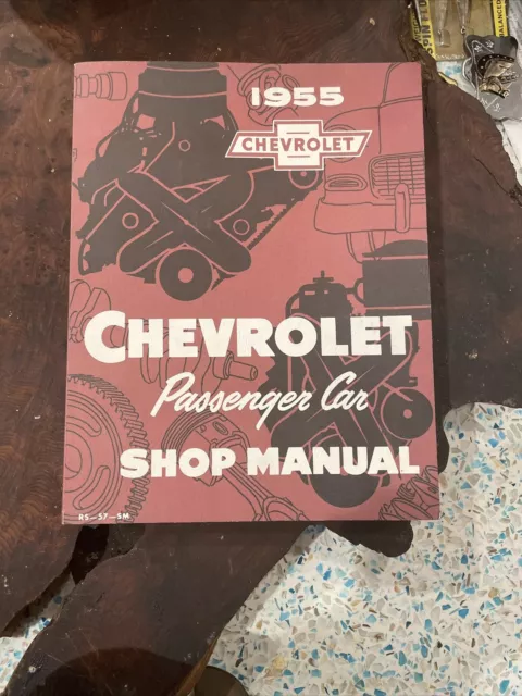 1955 "CHEVROLET PASSENGER CAR SHOP MANUAL" Original