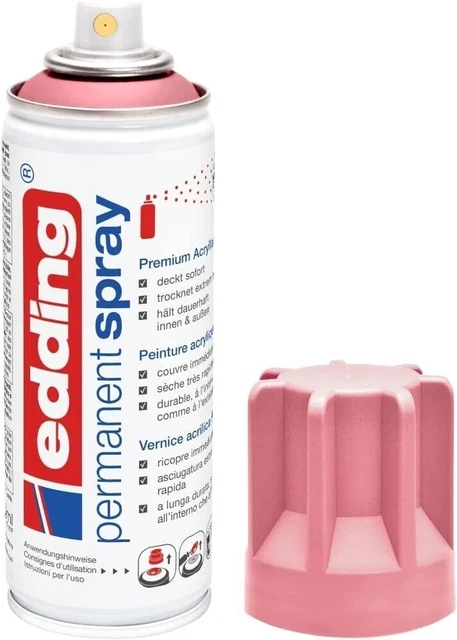 5200 Permanent Spray, edel mauve matt, 200ml Premium Acryllack (2023) | Edding