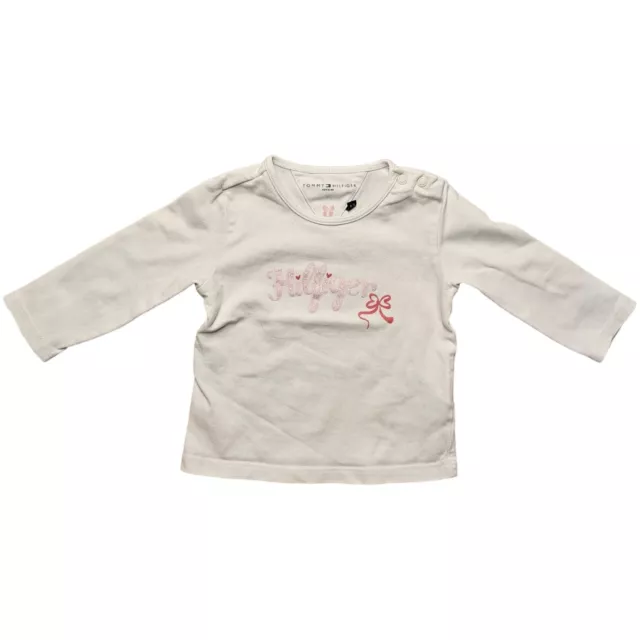 Mignon Original Tommy Hilfiger Bébé Manches Longues Shirt Taille 0-3M 62