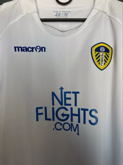 Maglia Leeds United 2010/2011 Home Football Marcon Jersey Taglia S Adulto 3