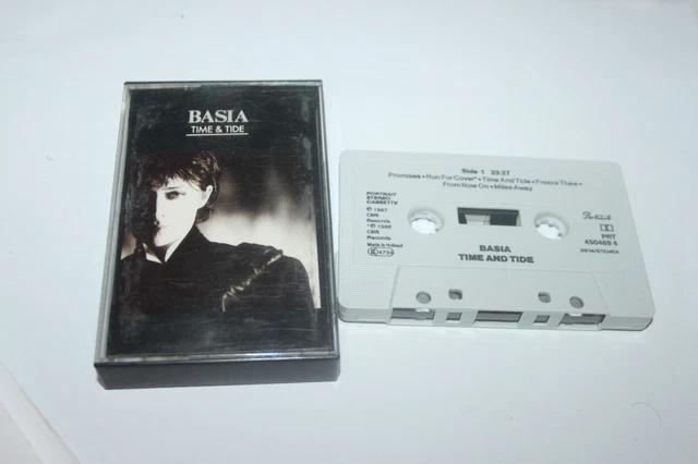 /*/  K7 CASSETTE AUDIO  *   BASIA - TIME AND TIDE  *    bon état