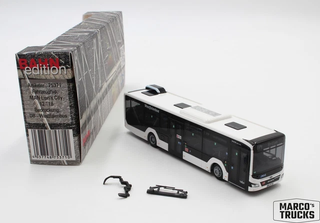 Rietze 75836 - Autobus MAN Lion's City 18 In Scala 1:87 - Stadtwerke Baden-Baden KVV