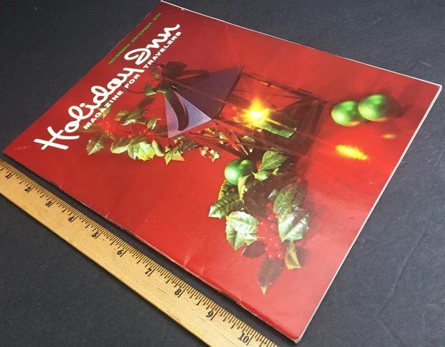 Christmas 1972 Holiday Inn Hotel Travel Ad Magazine for Travelers ABC TV FBI +++