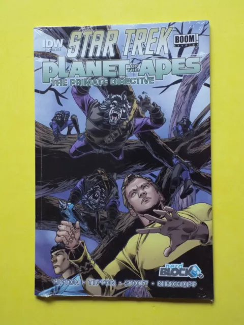 Star Trek/ Planet of the Apes The Primate Directive #1 Nerd Block cover