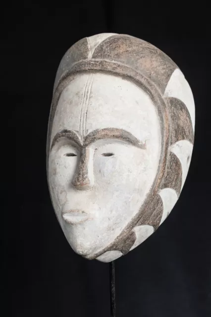 Fang Style Ngontang Face Mask, Central Gabon, Tribal Art, Equatorial African Art