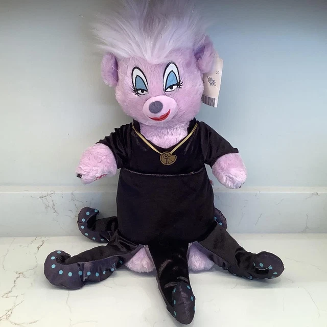 BUILD A BEAR Disney The Little Mermaid Ursula Bear & Costume