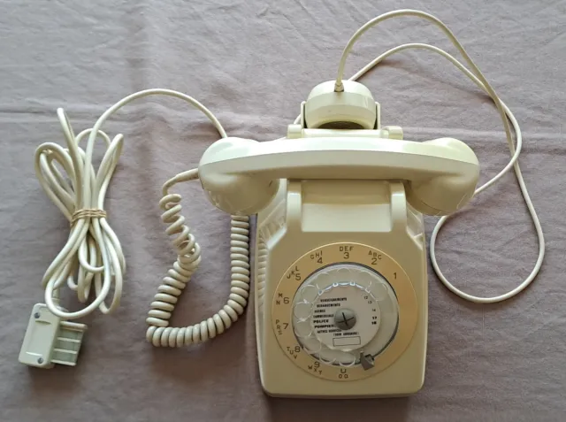 Ancien Téléphone Fixe Socotel S63 - Label Emmaüs