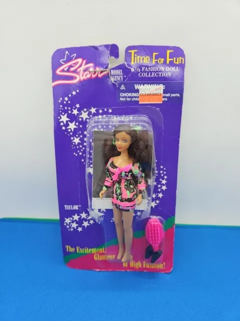 #5931 NRFC Vintage Jakks Pacific JPI Starr Model Agency Time For Fun Taylor Doll