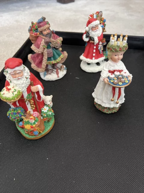 Lot Of 4 The International Santa Claus Collection: See Description for Countries
