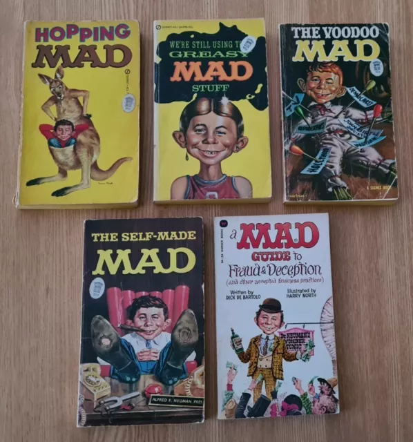 MAD Magazine - 5 Vintage Book Bundle