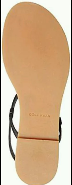 NEW! Cole Haan Britt Sandal Leather Black Size 8.5 3