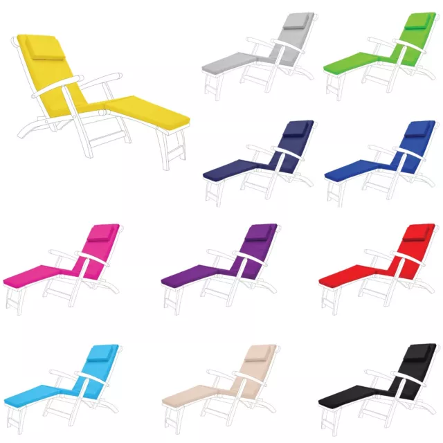 Thick steamer chair cushions online