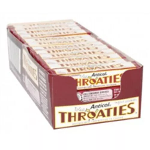 Nestle Anticol Throaties Medicated Throat Lozenges 36 Per Box - Free Post