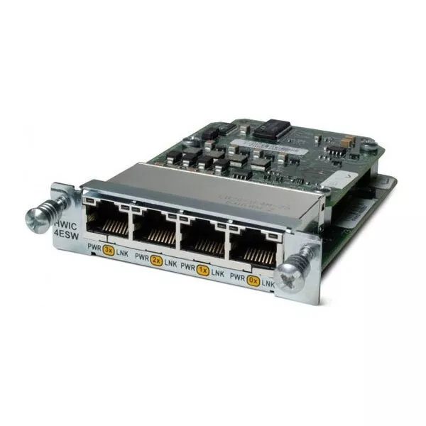 Cisco 4-Port Single-Wide 10/100Baset Ethernet - Hwic-4Esw