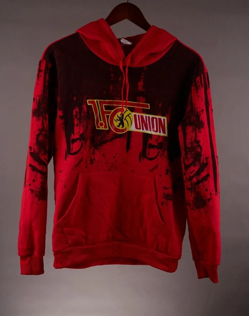 1. FC Union Berlin rot Fußball Training Herren Pullover Kapuzenpullover Gr. M