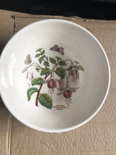 Portmeirion Botanic Garden Fuchsia 5.5" Stacking Bowl Brand New