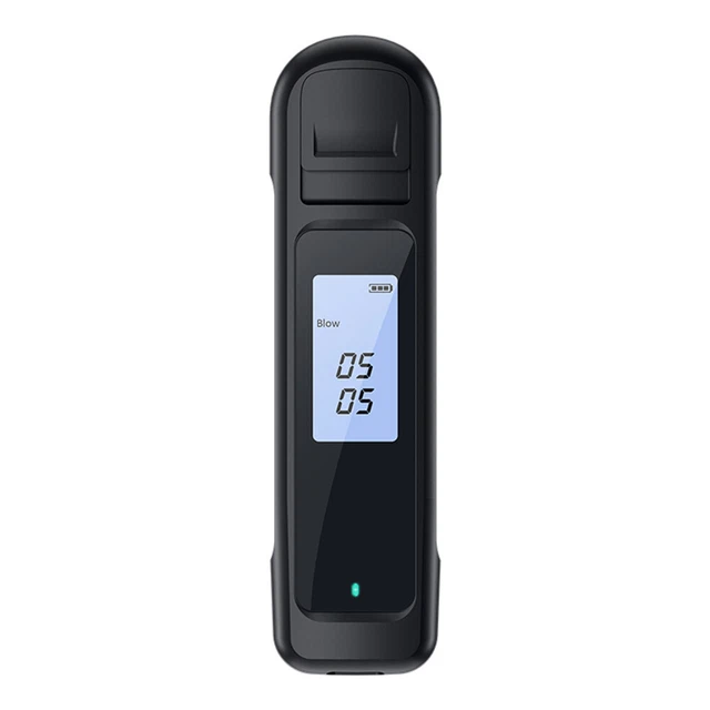 Detector de alcohol portátil comprobador de aliento manual sin contacto con indicador T0N8