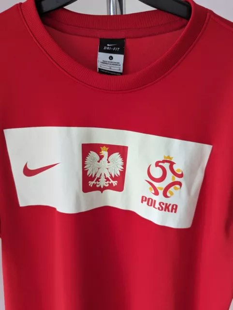 Poland 2012 Away Shirt Size Large Polska International Football Team 2