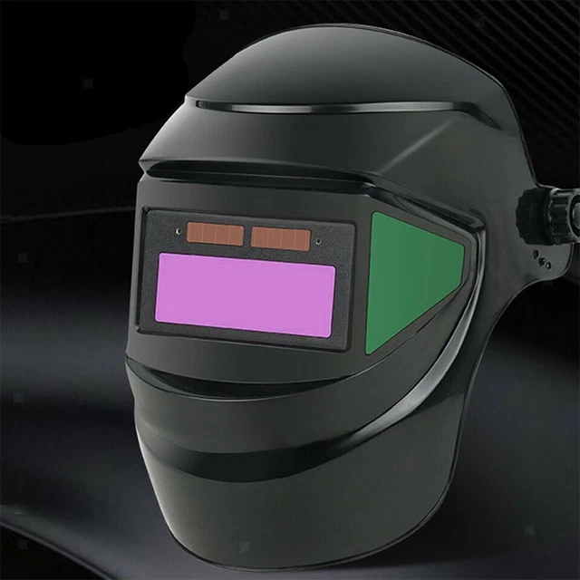 Casco di saldatura materiale PE per MMA MIG TIG vestibilità regolabile visione chiara