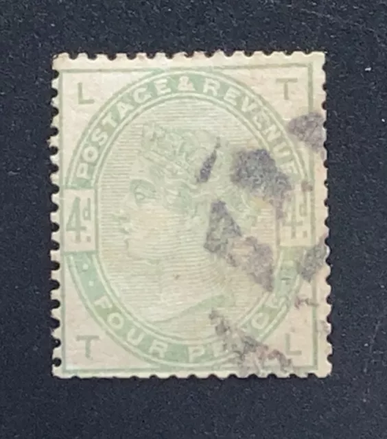 GB UK Stamps QV 1883 4d Dull Green - Used