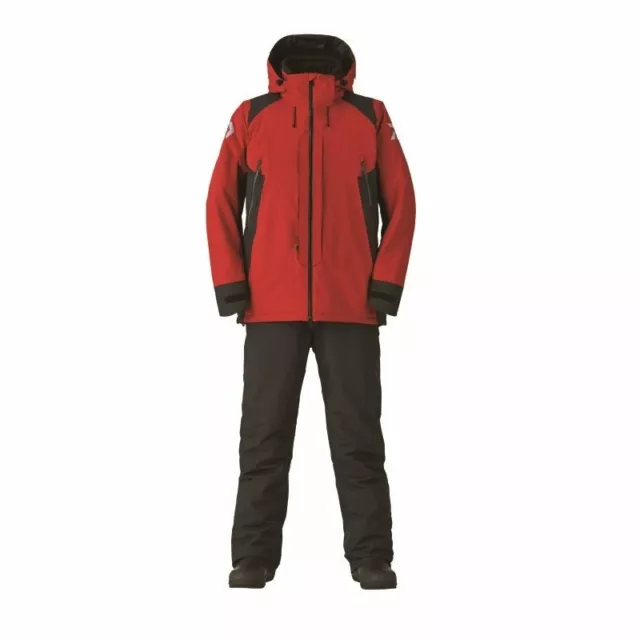Daiwa DW-3420 Rainmax Hyper combi up hi loft winter suit Red L Stylish anglers