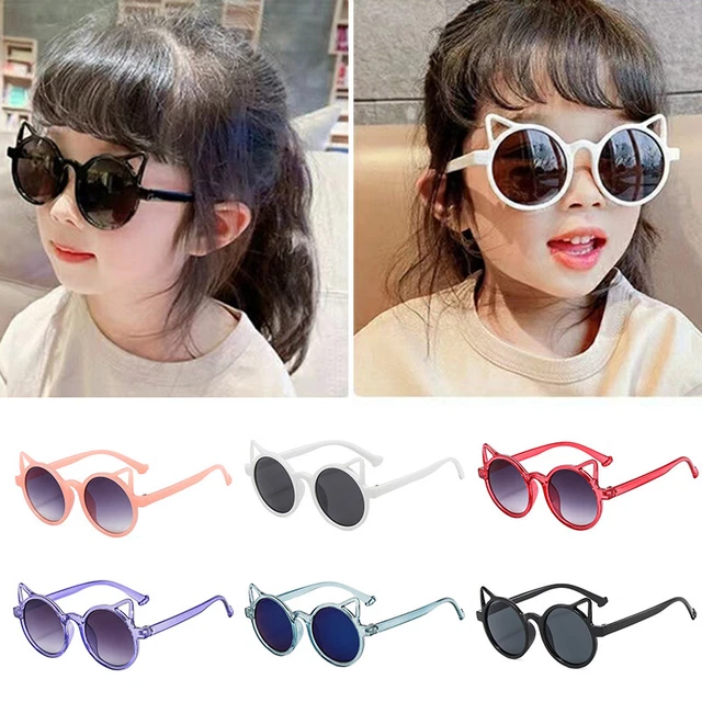Girls Boys Cartoon Sunglasses Sun Protection Animal Ears Vintage Classic Lovely