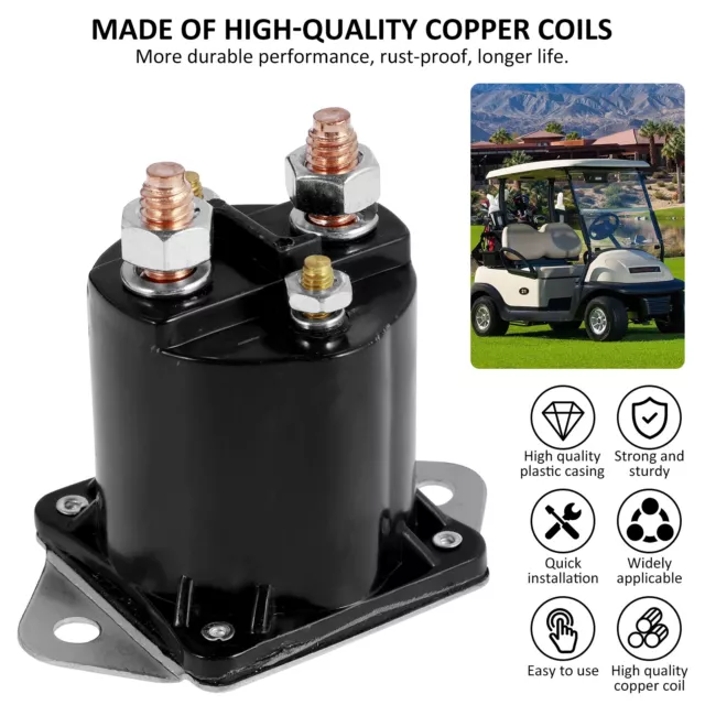 12V Golf Cart Solenoid Relay Compatible with 1984-up DS 2004-up Golf Cart ಥ