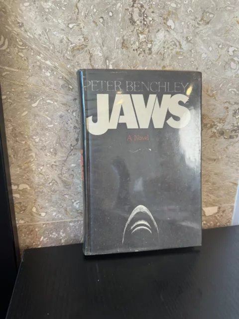 Jaws by Peter Benchley First Edition Hardcover with Dust Jacket 1974