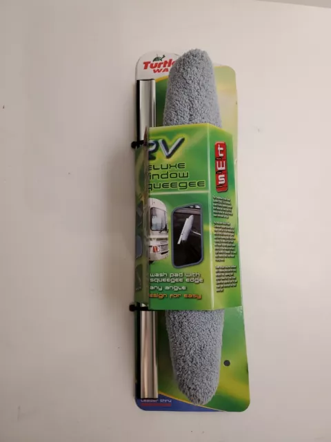 TurtleWax Travel Wash System RV Camper Deluxe Soft Window Squeegee Cleaner