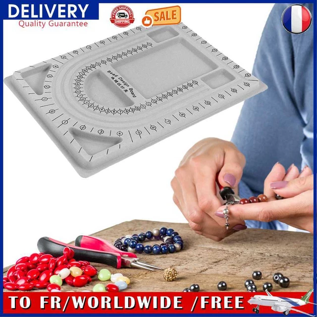 DIY Beaded Finding Tray Handcrafts Accessories for Jewelry Making (E)