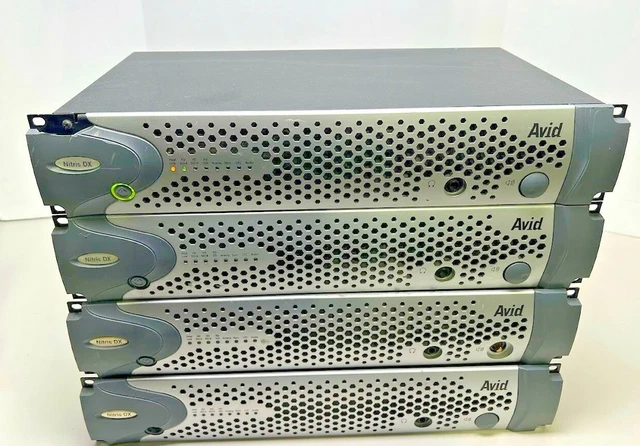 lot of 4  Avid Nitris DX 7020-30008-XX Media Composer 7020-30008-04