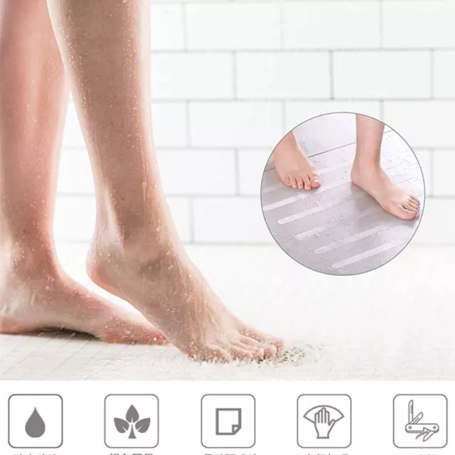 Shower Bathroom Bath Stickers Non Slip Safety Tape Pads Anti-Slip Sticker