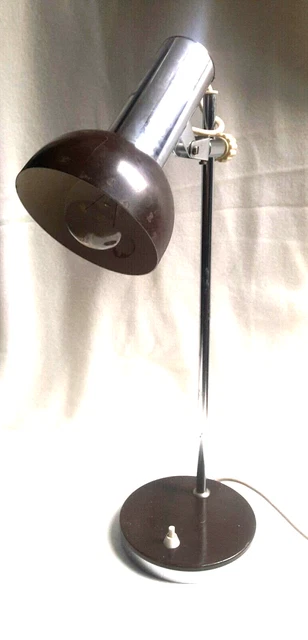 Ancienne Lampe de bureau articulée vintage Design, Années 50/60 marque Mazda ?